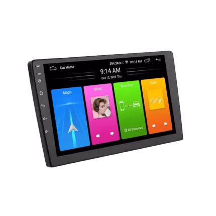 Vista diagonal radio android 10 Pulgadas