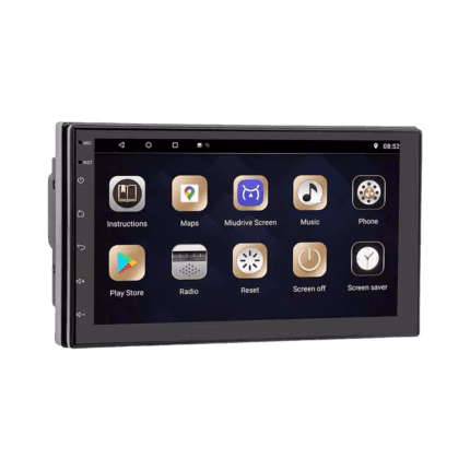 Vista diagonal radio android 7 Pulgadas