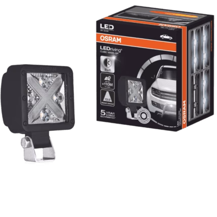 Luz exploradora Osram MX85-SP junto con su caja de presentación