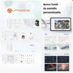 Pantallas personalizables del radio